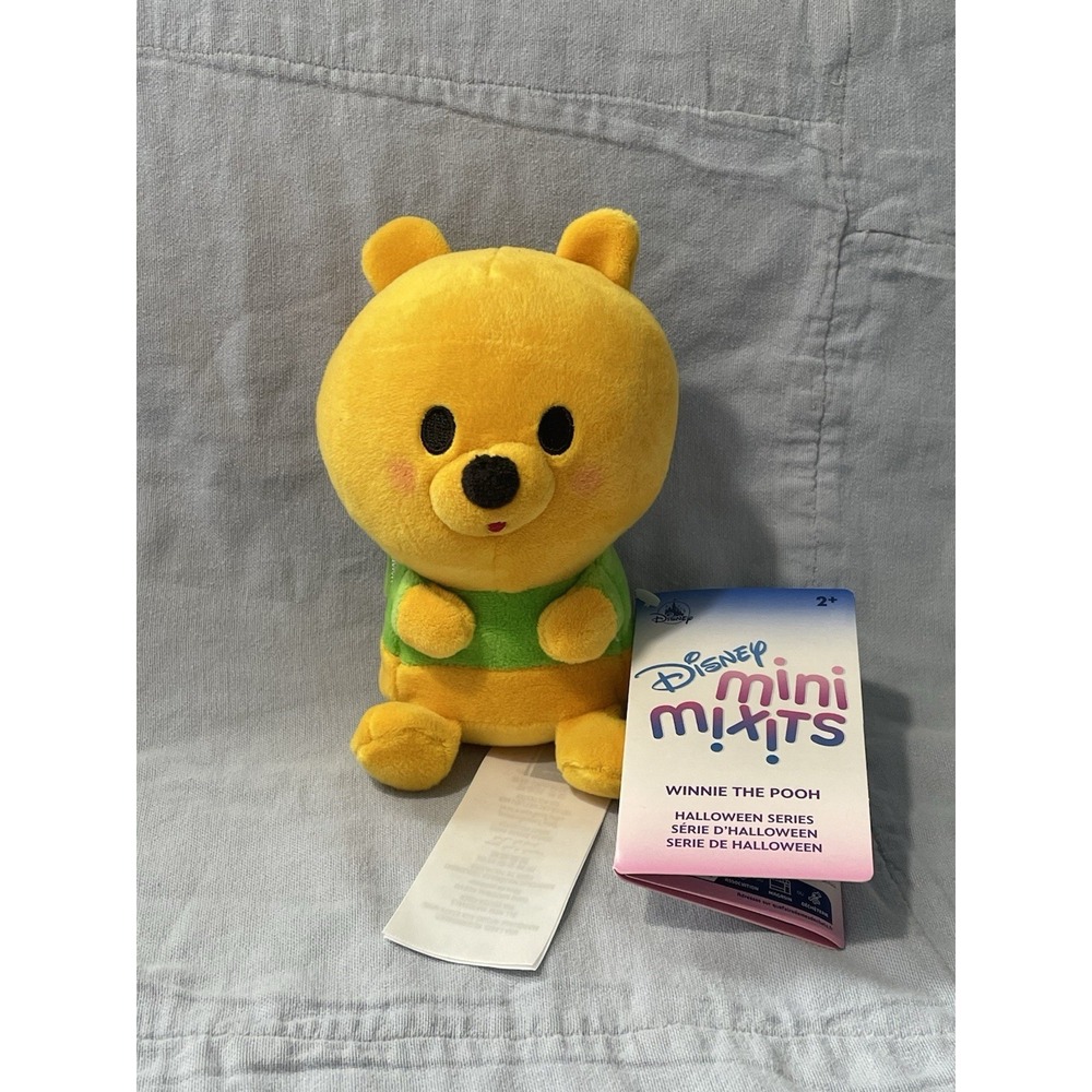 NEW Walt Disney Parks Halloween Series Mini Mix-its 6" Plush - Pooh NO HAT